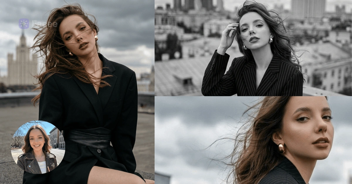ИИ-фотосессия по селфи на Facee