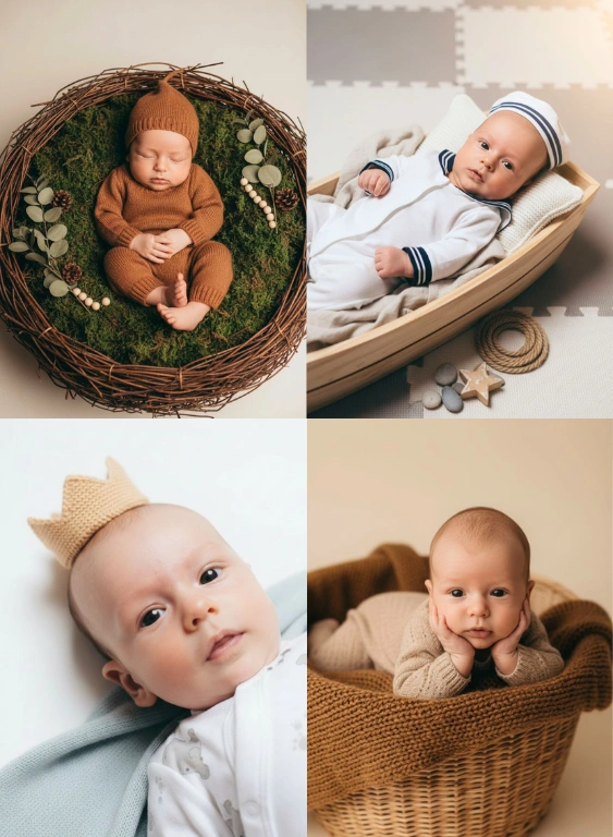 Ньюборн-фотосессия для мальчика