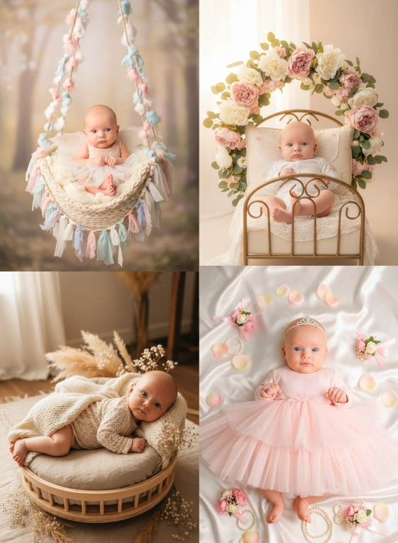 Ньюборн-фотосессия для девочки