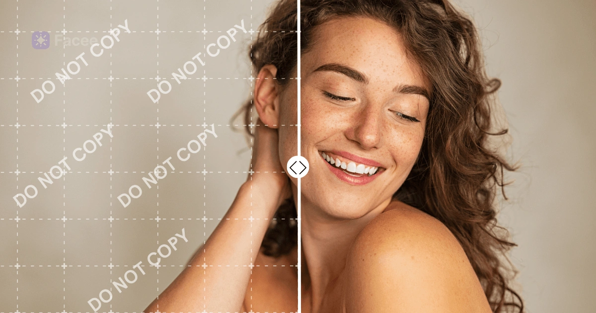 Удалим водяной знак с вашего фото онлайн от Facee