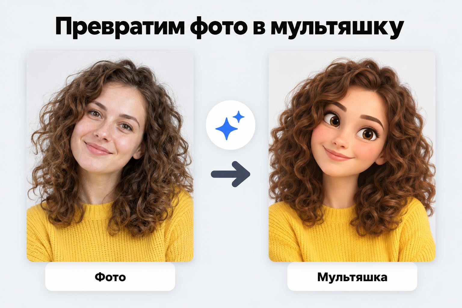 Превратим фото в мультяшку онлайн от Facee
