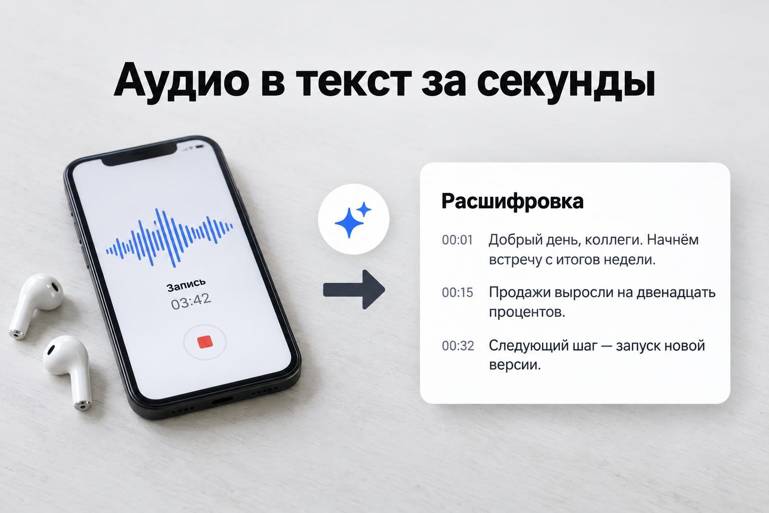 Аудио в текст онлайн — транскрибация и расшифровка от Facee