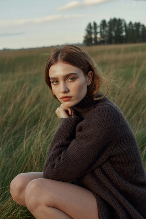 Кадр из фотосессии Sweater weather