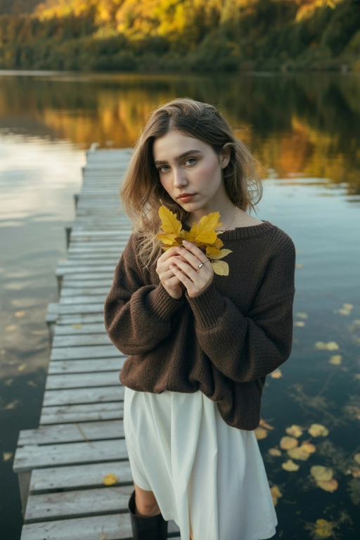 Кадр из фотосессии У озера