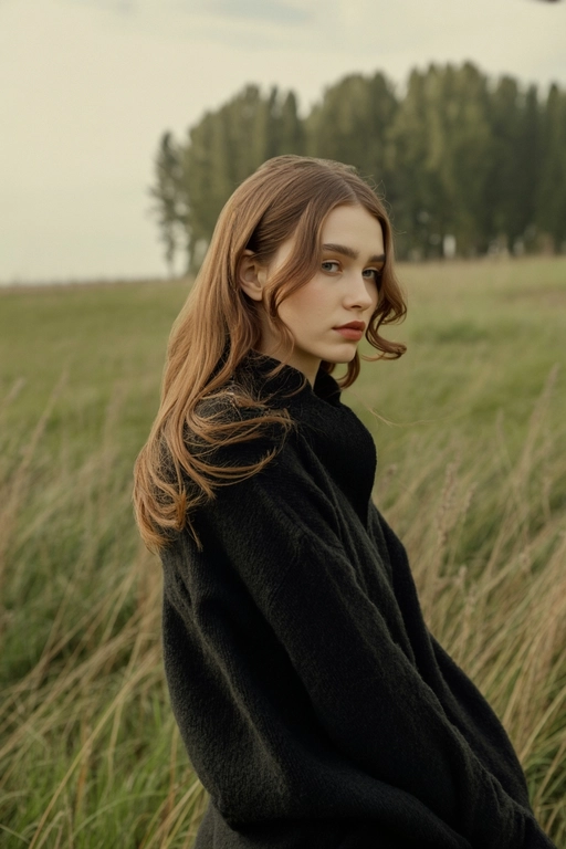 Кадр из фотосессии Sweater weather