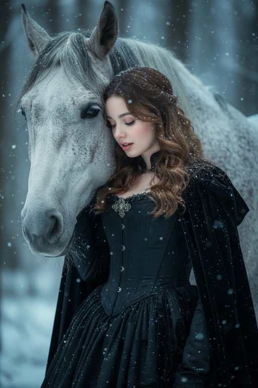 Кадр из фотосессии Фотосессия с лошадью