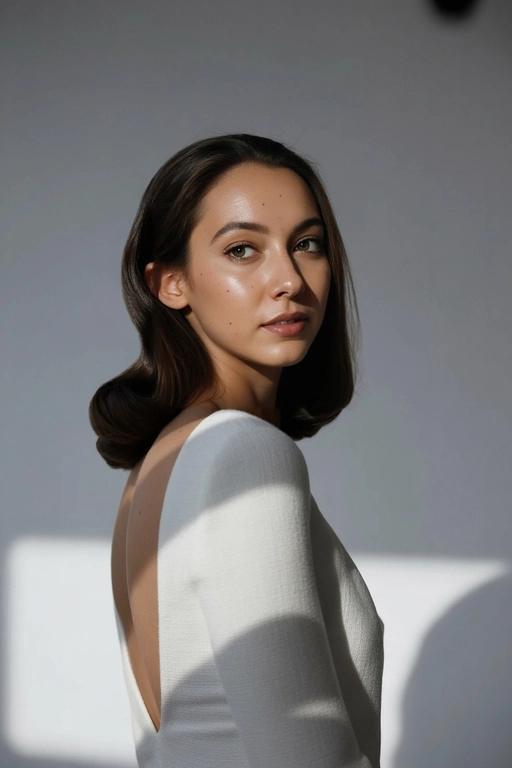 Кадр из фотосессии Pure lily в студии