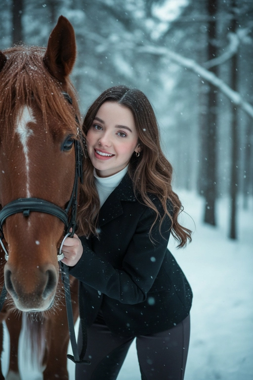 Кадр из фотосессии Фотосессия с лошадью