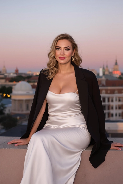 Кадр из фотосессии Закат на крыше