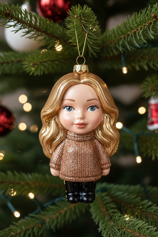 Елочная игрушка по фото: создайте фигурку-игрушку с ИИ