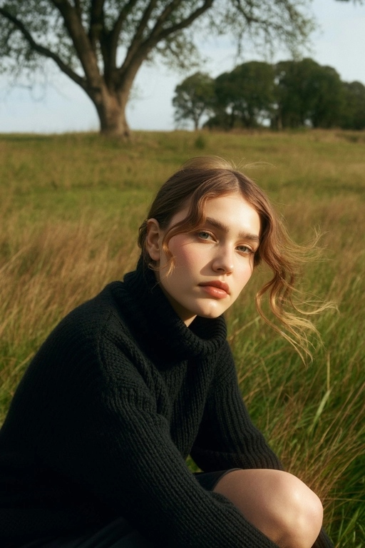 Кадр из фотосессии Sweater weather